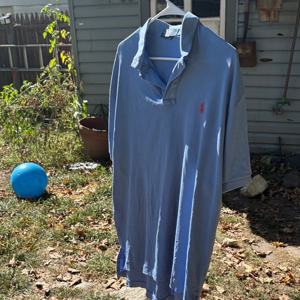 Ralph Lauren Light Blue Polo Shirt
